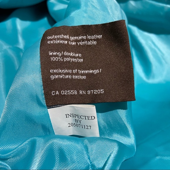 SOLD Danier Suede Leather Coat - Picture 5 of 7